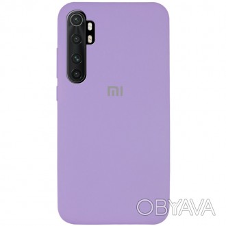 Чехол Silicone Cover Full Protective (AA) для Xiaomi Mi Note 10 Lite Сиреневый /