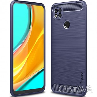 TPU чехол iPaky Slim Series для Xiaomi Redmi 9C Синий