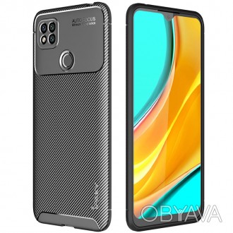 TPU чехол iPaky Kaisy Series для Xiaomi Redmi 9C Черный