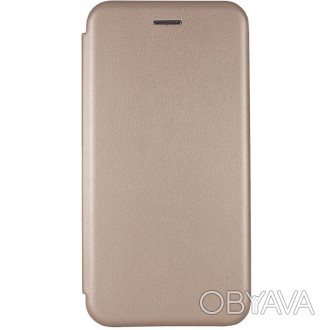 Кожаный чехол (книжка) Classy для Huawei P Smart (2021) Золотой