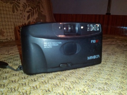 Продам Фотоаппарат пленочный Minolta F10BF в рабочем состоянии. . фото 1