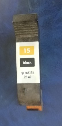 Продам оригинальный черный картридж C6615D для струйного принтера объем 25.00 мл. . фото 4