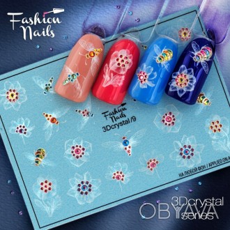 Слайдер-дизайн Fashion Nails 3D Crystal- объемная 3D наклейка на ногти
Рисунок: . . фото 1