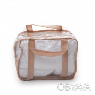 Набор из 3 прозрачных сумок в роддом для мамы и малыша Twins (S+M+L), бежевый
На. . фото 1