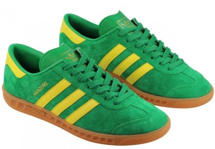 Кроссовки Adidas Hamburg Green and Yellow. Київ. фото 1 Кроссовки Adidas Hamburg Green and Yellow. Київ. фото 1