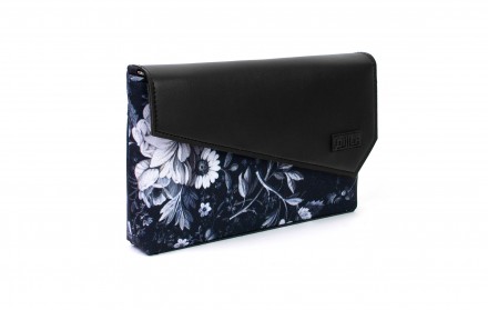 Кошелек-Клатч black flowers. Київ. фото 1 Кошелек-Клатч black flowers. Київ. фото 1
