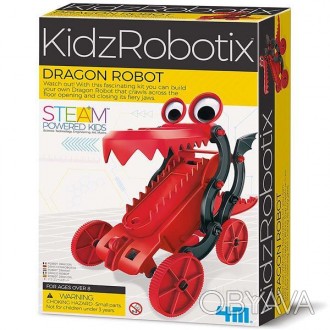 Соберите грозного робота-дракона с научным набором от 4М! Смотрите, как он самос. . фото 1