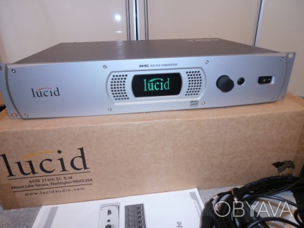 Аудиоконвертер Lucid 88192
8-канальный преобразователь ADDA с разрешением 24 би. . фото 1
