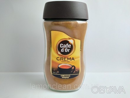 Cafe d'Or Crema - чудова розчинна кава, приготована з якісних кавових зерен. Лег. . фото 1