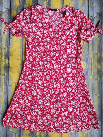 Легкое летнее платье от французского бренда Kiabi, для девочки ростом 146-152 см. . фото 1