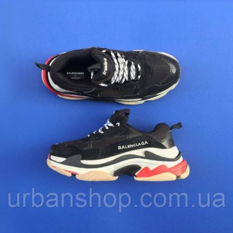 ВЗУТТЯ BALENCIAGA BALENCIAGA TRIPLE S BLACK. . фото 4