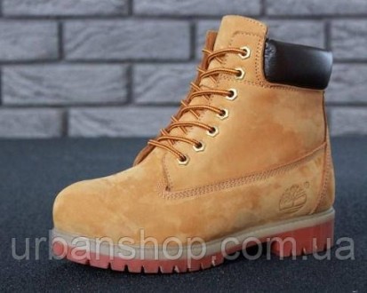 Взуття унісекс Timberland нубукові без хутра "Жовті" р. 36-45 11951. . фото 3