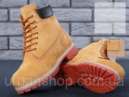 Взуття унісекс Timberland нубукові без хутра "Жовті" р. 36-45 11951. . фото 4