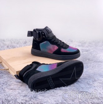 Взуття Louis Vuitton Boombox Trainer Boots Black Fiolet. Розміри в наявності : ,. . фото 1