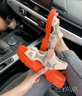 Взуття Gucci Sandals Orange/Pink. . фото 1