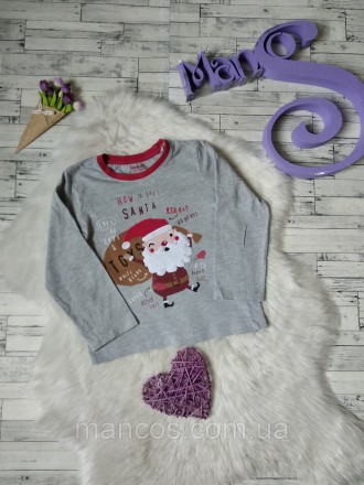 Реглана Rebel Primark на мальчика серый с дед морозом. Кривий Ріг. фото 1 Реглана Rebel Primark на мальчика серый с дед морозом. Кривий Ріг. фото 1