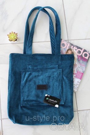 
Вельветовая женская сумка Leaflet! Синяя!
Вельветовая сумка шоппер (или сумка т. . фото 1