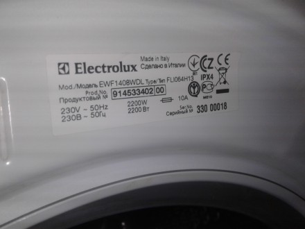 Продам стиральную машину ELECTROLUX  EWF1408WDL  по запчастям.Разборка и ремонт . . фото 3
