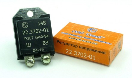 Регулятор напряжения 22.3702-01 применяется в автомобилях ГАЗ-52, ГАЗ-53, САЗ-53. . фото 4