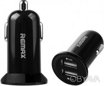 Автомобильное зарядное устройство Remax RCC201 2USB 2.1A Mini Car Charger Black
. . фото 1