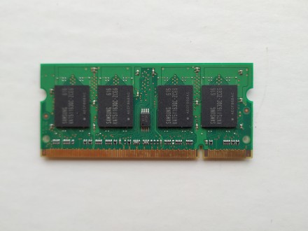 Оперативна пам'ять Samsung SODIMM DDR2 512MB PC2-5300 (M470T6554CZ3-CE6)

. . фото 3