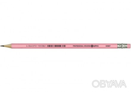Олівець чорнографітний OPTIMA SWEET НВ заточений з гумкою O15538
 
Тип: олівець . . фото 1