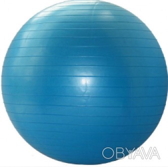 Гимнастический мяч используют при занятиях фитнесом. Это прочный резиновый мяч б. . фото 1