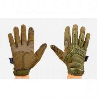 Перчатки тактические с закрытыми пальцами MECHANIX MPACT (р-р XL, оливковый). Київ. фото 1 Перчатки тактические с закрытыми пальцами MECHANIX MPACT (р-р XL, оливковый). Київ. фото 1
