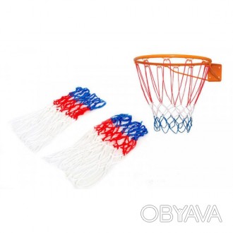 Сетка баскетбольная	
предназначен для развивающих игр с мячом и для игры в баске. . фото 1