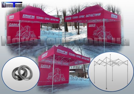 Компания Nova Tent реализует шатры раздвижные 3х3, 2,7х4, 6х3.  В наличии : в же. . фото 2