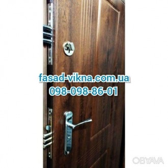 Дверь для любимого дома
Рама: профтруба 60х40+термомост 16мм.
Толщина рамы 76м. . фото 3