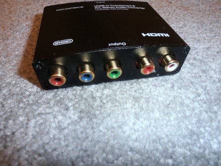 Monoprice MYCH01 Конвертер HDMI в компонентое видео YPbPr и R / L стерео аудио
. . фото 11