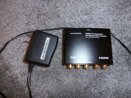 Monoprice MYCH01 Конвертер HDMI в компонентое видео YPbPr и R / L стерео аудио
. . фото 7