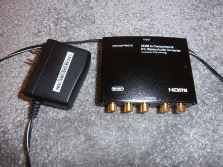Monoprice MYCH01 Конвертер HDMI в компонентое видео YPbPr и R / L стерео аудио
. . фото 3