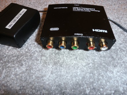 Monoprice MYCH01 Конвертер HDMI в компонентое видео YPbPr и R / L стерео аудио
. . фото 5