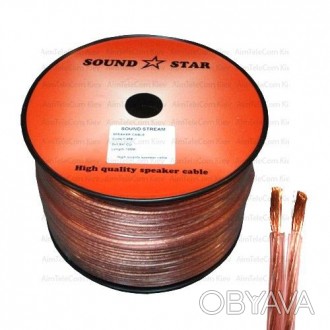 Кабель акустический Sound Star, Cu, 2х1.5мм², прозрачно-розовый, 100м
Кабел. . фото 1