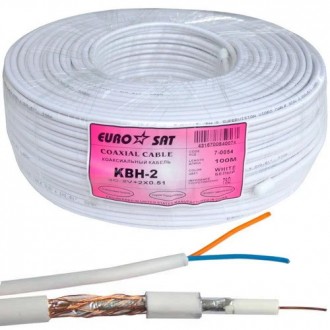 Кабель 3C2V (0.5Сu/32x0.12 CU) + 2x0.51Cu, диаметр 5.0+2.5мм, белый, 100м. Київ. фото 1 Кабель 3C2V (0.5Сu/32x0.12 CU) + 2x0.51Cu, диаметр 5.0+2.5мм, белый, 100м. Київ. фото 1