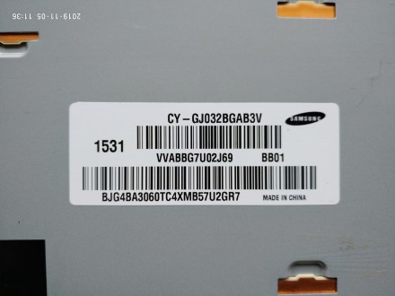 Плата снята с работоспособного телевизора Samsung UE32J5500AU с механическим пов. . фото 8