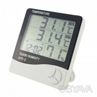 
Термометр, гигрометр, метеостанция, часы HTC-2 + выносной датчик
Гигрометр терм. . фото 1