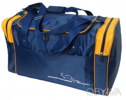 Дорожная сумка Wallaby 430-3 60л Синий с желтым
Сумка выполнена из прочной ткани. . фото 1
