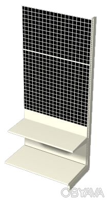 Стеллаж металлический с сеткой.
Размеры стеллажа: высота - 2235 мм, ширина - 100. . фото 1