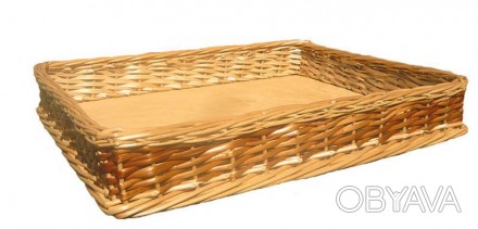 Лоток плетеный из лозы для хлеба В10х30х30 см -это идеальный вариант для долговр. . фото 1