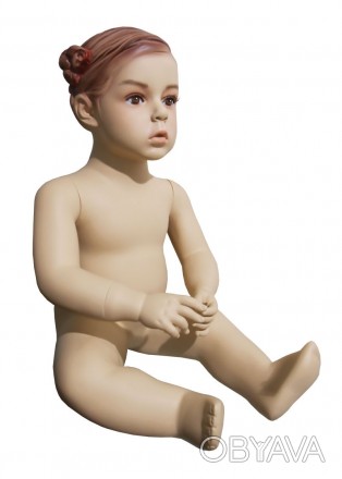 CHD-5 Манекен детский телесный (сидящий) Данная модель детского манекена выгодно. . фото 1