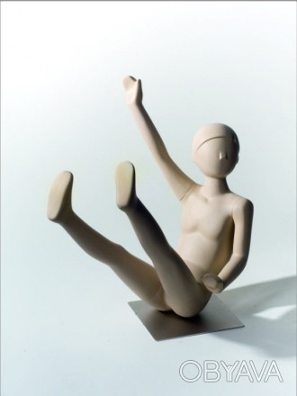 CHD-6 Манекен детский телесный (сидящий) Данная модель детского манекена выгодно. . фото 1
