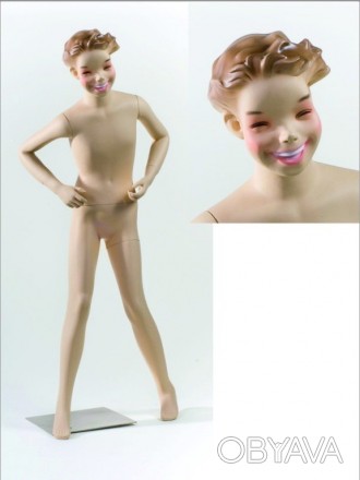 Ch-03 Манекен детский телесный реалистичный Данная модель детского манекена выго. . фото 1