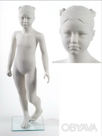Манекен детский D4 (RAL 9001) Данная модель детского манекена выгодно представит. . фото 1