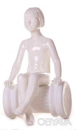 Манекен детский 61 KFS/005 (белый глянец) Данная модель детского манекена выгодн. . фото 1