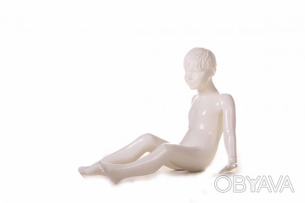 Манекен детский D1 (белый глянец) Данная модель детского манекена выгодно предст. . фото 1