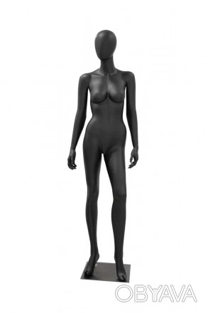 MAYA-2 Манекен женский безликий, черный МАТ реалистично продемонстрирует одежду . . фото 1