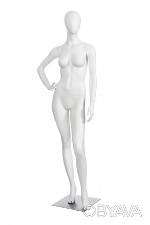 KATE-01 Манекен женский безликий, белый МАТ реалистично продемонстрирует одежду . . фото 1